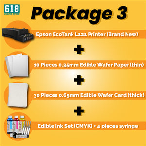 Edible Printing Package - Edible Printer Edible Ink Edible Paper
