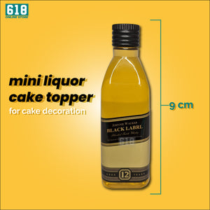 Cake Topper Mini Liquor Alcohol Decoration