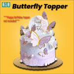 Load image into Gallery viewer, Butterfly 11 pcs /10pcs Cake Topper Baking Decoration
