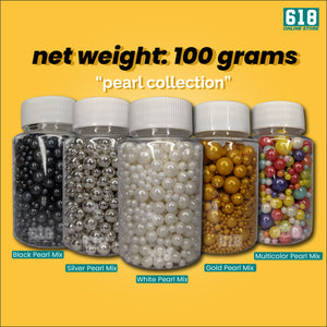 100g Edible Dragees Sprinkles Pearls for Cake Decoration