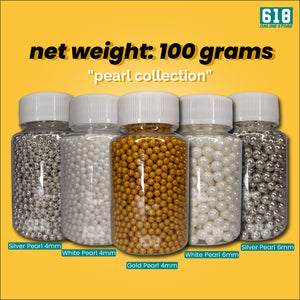 100g Edible Dragees Sprinkles Pearls for Cake Decoration