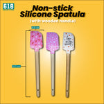 Load image into Gallery viewer, Silicone Spatula Non-stick Wooden Handle
