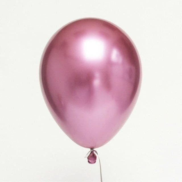 20pcs /10 pcs Balloon 10-in Chrome Metallic Latex Lobo Birthday Wedding Party