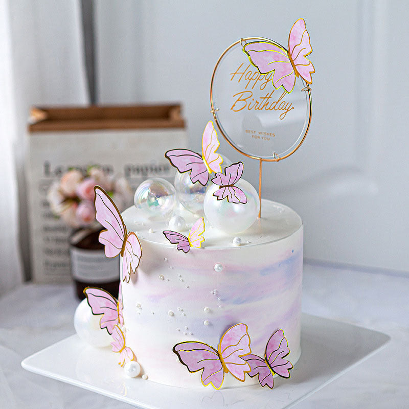 Butterfly 11 pcs /10pcs Cake Topper Baking Decoration