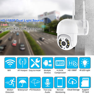 5 mp PTZ Wifi Smart Camera CCTV IP Auto Tracking ICsee Android ios
